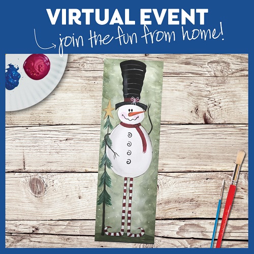 Vintage Snowman - Live Virtual Event or Watch Recording Later